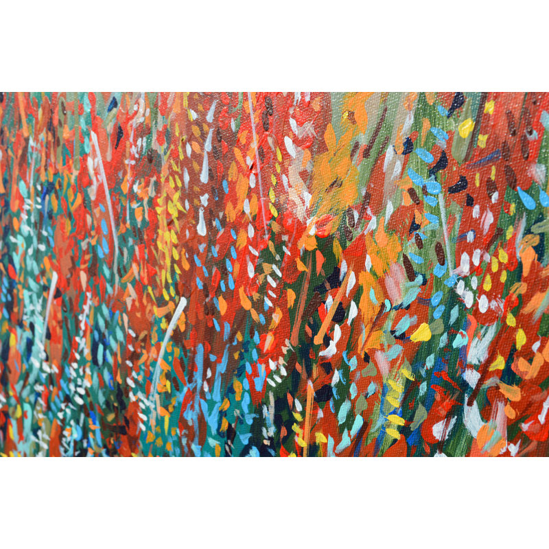 Blooming Fields Painting by Sie Douglas-Fish