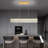 Glam Rectangular Dimmable Led Crystal Chandelier-1347096969