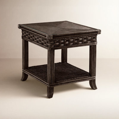 Somerset Glass Top End Table