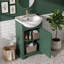 Meuble-lavabo de 20 po avec lavabo, tablette et porte-133526844