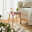 Ensemble de 2 tables d'appoint, tables d'appoint modernes et tables d'appoint pour petits espaces, décoration intérieure en bois, assemblage facile
