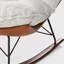 Chaise berçante de luxe à bascule simple de luxe nordique-101753438
