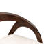 Fauteuils courbés en bois massif Rozella