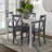 5 - Piece Dining Set with X-Back Chairs-1796805596