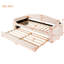 Lit de jour rembourré avec compartiments de rangement et lit gigogne portatif, ensemble de configuration audio, rangement moderne, encastré-1201382817-1201382820