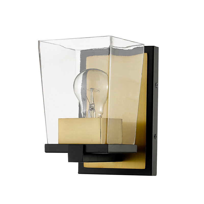 Plafonnier encastré 1 lumière Braydon, Laiton vieilli
