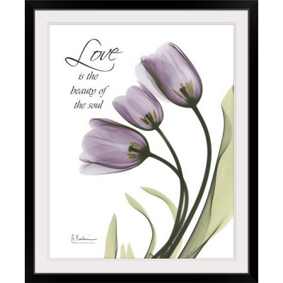 « tulips love x-ray » par albert koetsier,, reproduction de photo