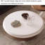 Table basse ronde moderne et minimaliste