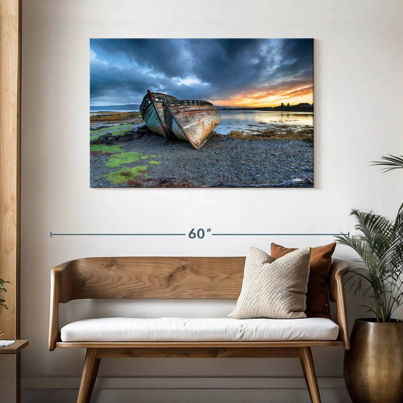 Mehar Isle Of Mull Shipwreck, 30" H x 45" W