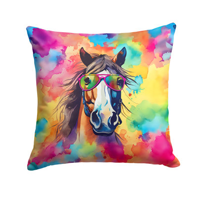 Hippie Animals Other/No Pattern Throw Pillow