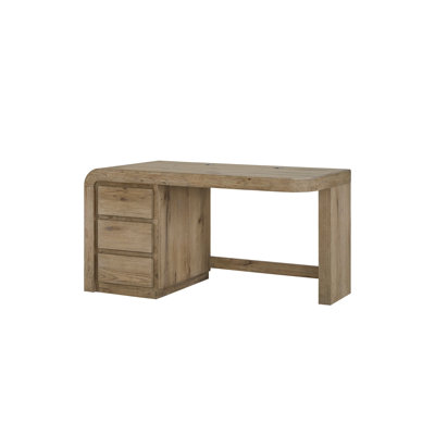 English Knotty Oak Junior Executive Desk