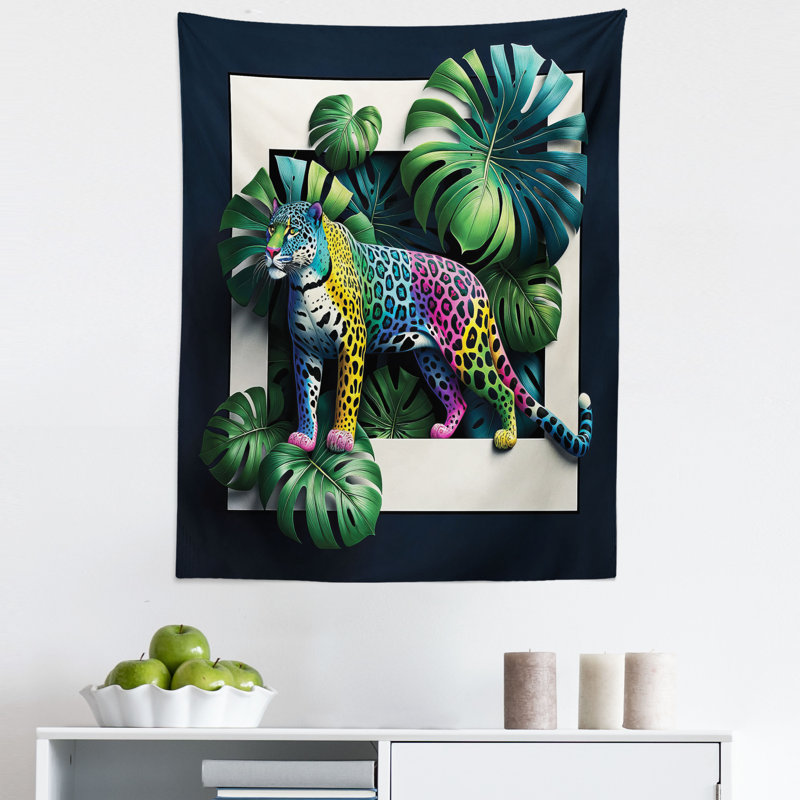 Tapisserie en microfibre, H 28 po x l 23 po
