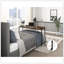 Bureau de lit polyvalent et polyvalent avec pieds réglables et roulettes lisses-303724243