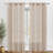 Dawan Natural Linen Sheer Curtains Flax Linen Blended Curtain Panels Living Room Solid Semi-Sheer Grommet Semitransparent Semi-Sheer Soft Privacy Drapes-1635607309-1630846340