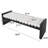 62.8" Chenille Upholstered Bench with Rolled Cushions