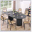 Table de salle à manger extensible avec plateau solide, conception moderne pour une utilisation polyvalente dans la cuisine, la salle à manger et le salon