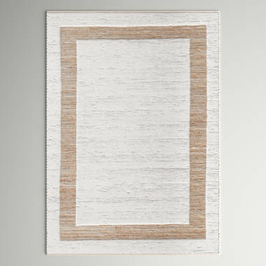 Sand & Stable Maurice Handmade Flatweave Cotton White/Natural Rug