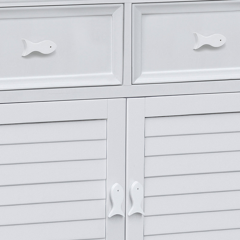 Anoka Accent Cabinet, White