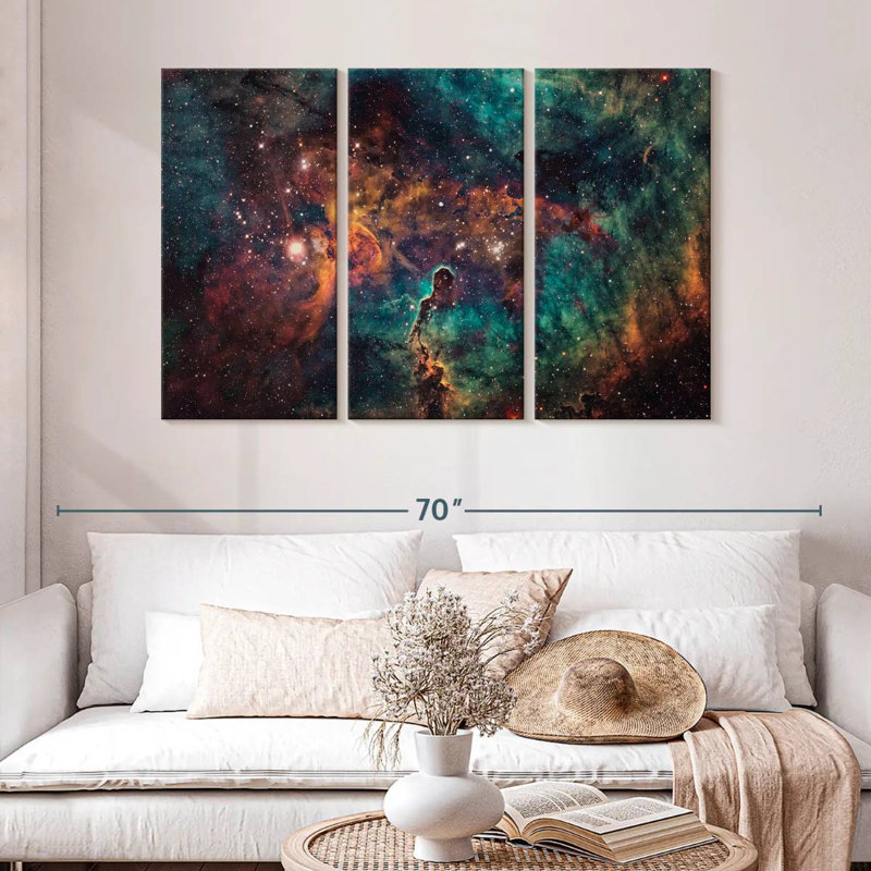 Oberle Deep Space Nebula, 32" H x 50" W