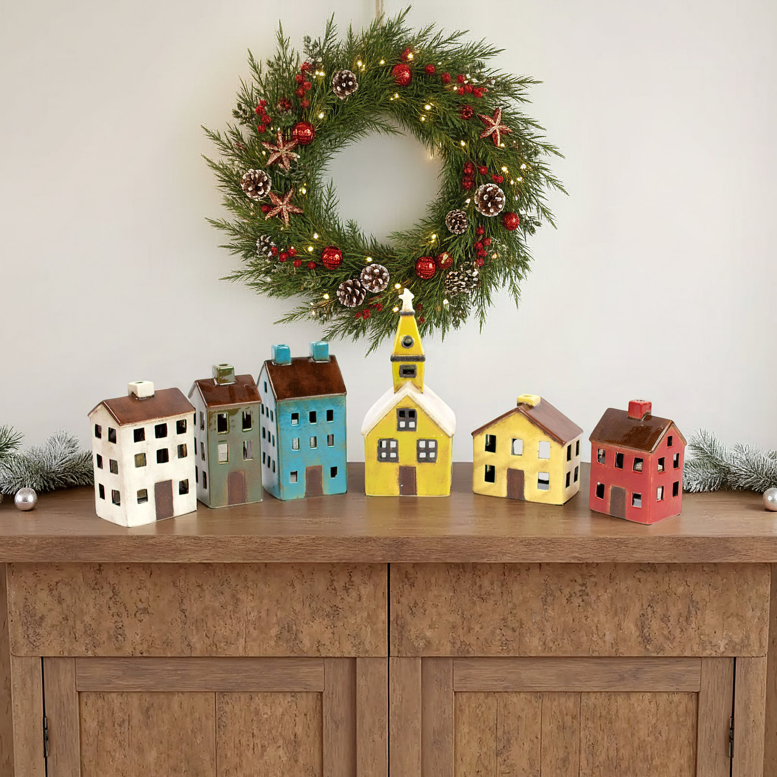 6 Piece Village Set