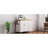 52'' Kitchen Island With Drop Leaf, Embossed Texture Kitchen Island On Wheels With Spice Rack, Towel Rack, 2 Doors And 5 Drawers, Kitchen Storage Cart With Adjustable Shelf For Kitchen, White-129490398-129490399