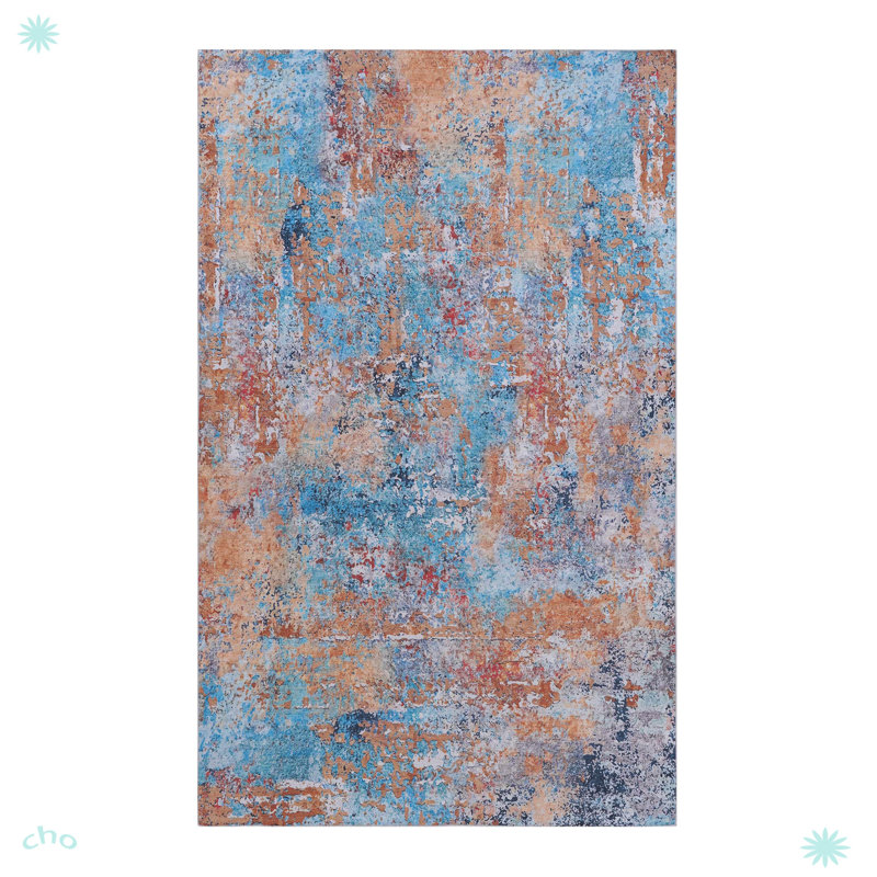 Tapis lavable pour le salon, Rectangle 9 pi x 12 pi