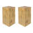 , End Table, Wood-Like Distressed Finish, 27.01-Inch High, Natural Color Pattern, Indoor Outdoor Decor Arrangements 27.01" Height, Hue Scheme, Functional For-1807092379-1807092373