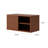Modern Wooden Bookcase With Storage Cabinet