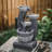Weather Resistant Floor Fountain with Light