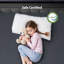 Matelas en mousse viscoélastique 10 po avec housse en tissu graphène, support mi-ferme, couches de gel rafraîchissant, soulagement de la pression et isolement du mouvement, sans fibre de verre, certifié CertiPUR-US-999628559-999628565