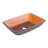 Rosefray 17.94'' Brown Glass Rectangular Bathroom Sink