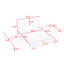 Grand lit plateforme tapissier avec lit gigogne simple et 2 tiroirs Cestina-87981767