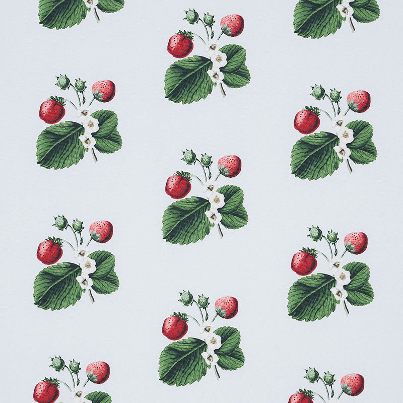 Tissu Schumacher x Johnson Hartig Strawberry Hill, Ciel
