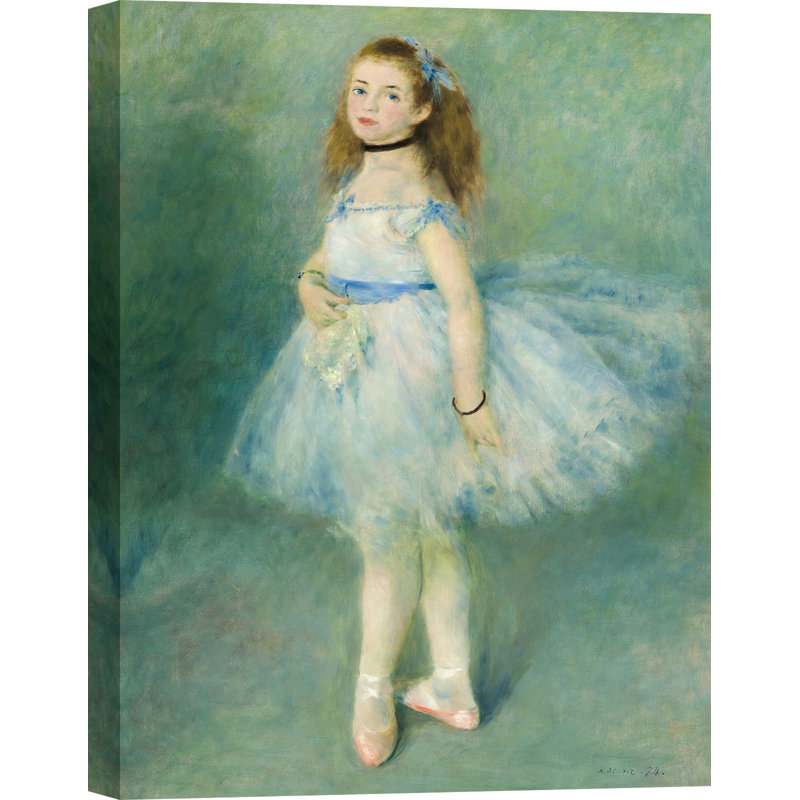 The Dancer by Pierre-Auguste Renoir - Wrapped Canvas Painting, 70cm H x 50cm W x 4cm D