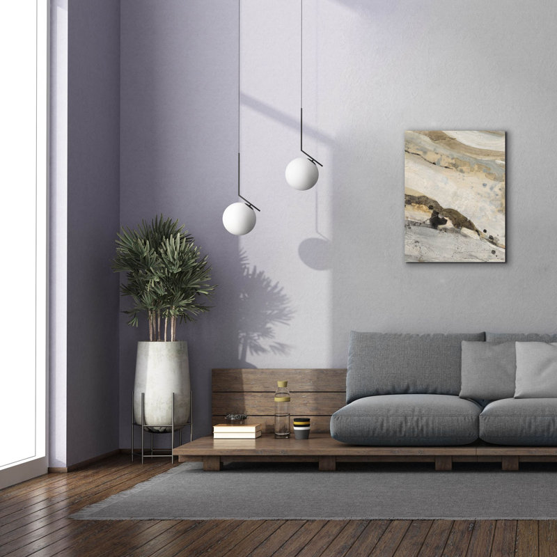 Art mural sur toile 5 "par Albena Hristova," Riverbank ", 26 po x 34 po