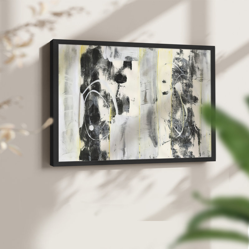 «Debout grand I», reproduction encadrée, H 22 po x l 28 po, Noir, noir, noir, noir