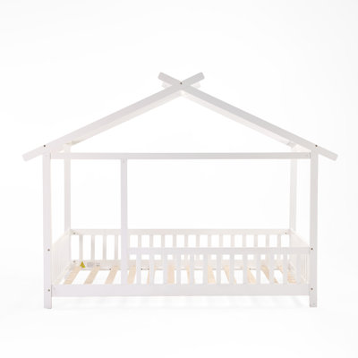Andry Solid Wood Canopy Bed Kids Bed
