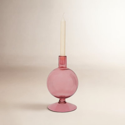 Geri Glass Candlestick Holder