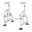 Toilet Safety Frames, Adjustable Height Toilet Safety Rails with Anti-Slip Large Suction Cups Fit for Most Toilet, Heavy Duty 150KG Commodes Rails for Elderly Adults Senior Disabled