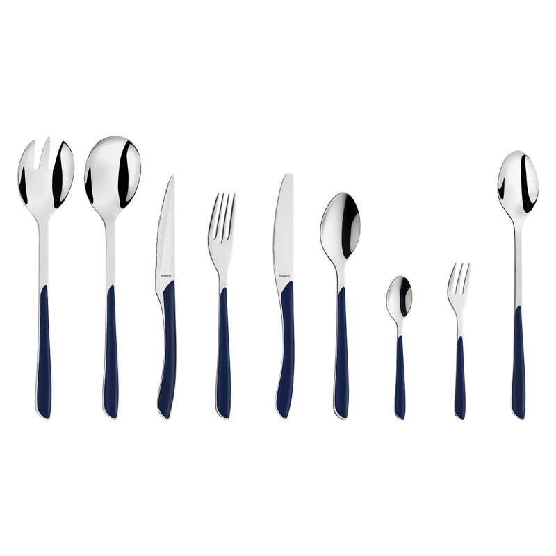 PRISMA Besteckset 44-teilig, Indigo Blue