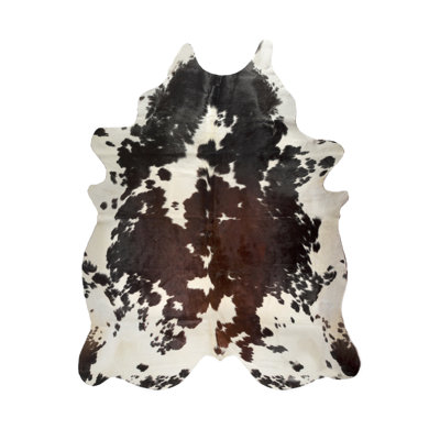 Dante Handmade Cowhide Brown/Cream Area Rug