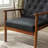 Jillann Faux Leather Armchair-90844036