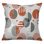Abstract Circles Cool Reversible Throw Pillow