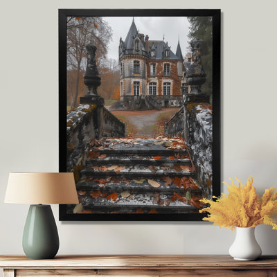 Rouge, vert, hiver, baroque, château, France, chateaux, art mural, salon