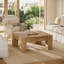 Pedestal Coffee Table with Storage