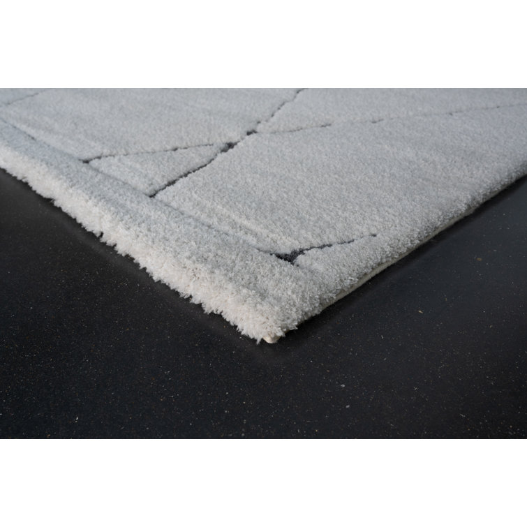 Nube Messina Ivory And Charcoal Recycled Polyester Area Rug