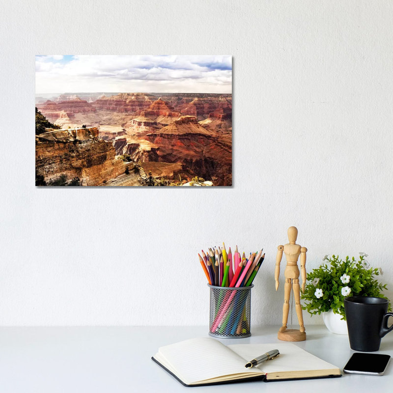 Looking Into Majestic Grand Canyon 1 Piece Wrapped Canvas Wall Art, 20.32 cm H x 30.48 cm W