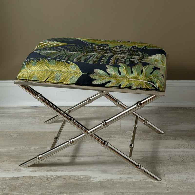 Lauderdale Nickle Forest Bench, Green/Black