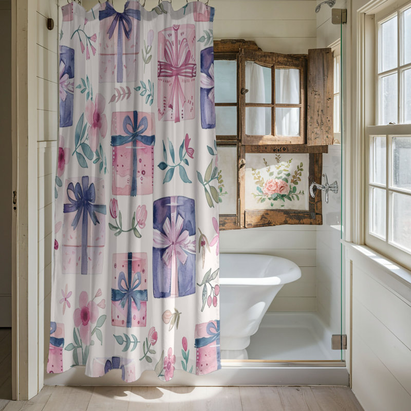 Sweet Love - Premium Shower Curtain, 74"H x 71"W