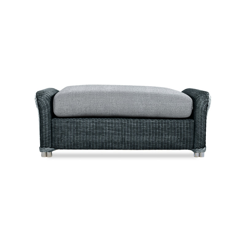 Reflections Outdoor Ottoman, Sandberg Flax, Mink
